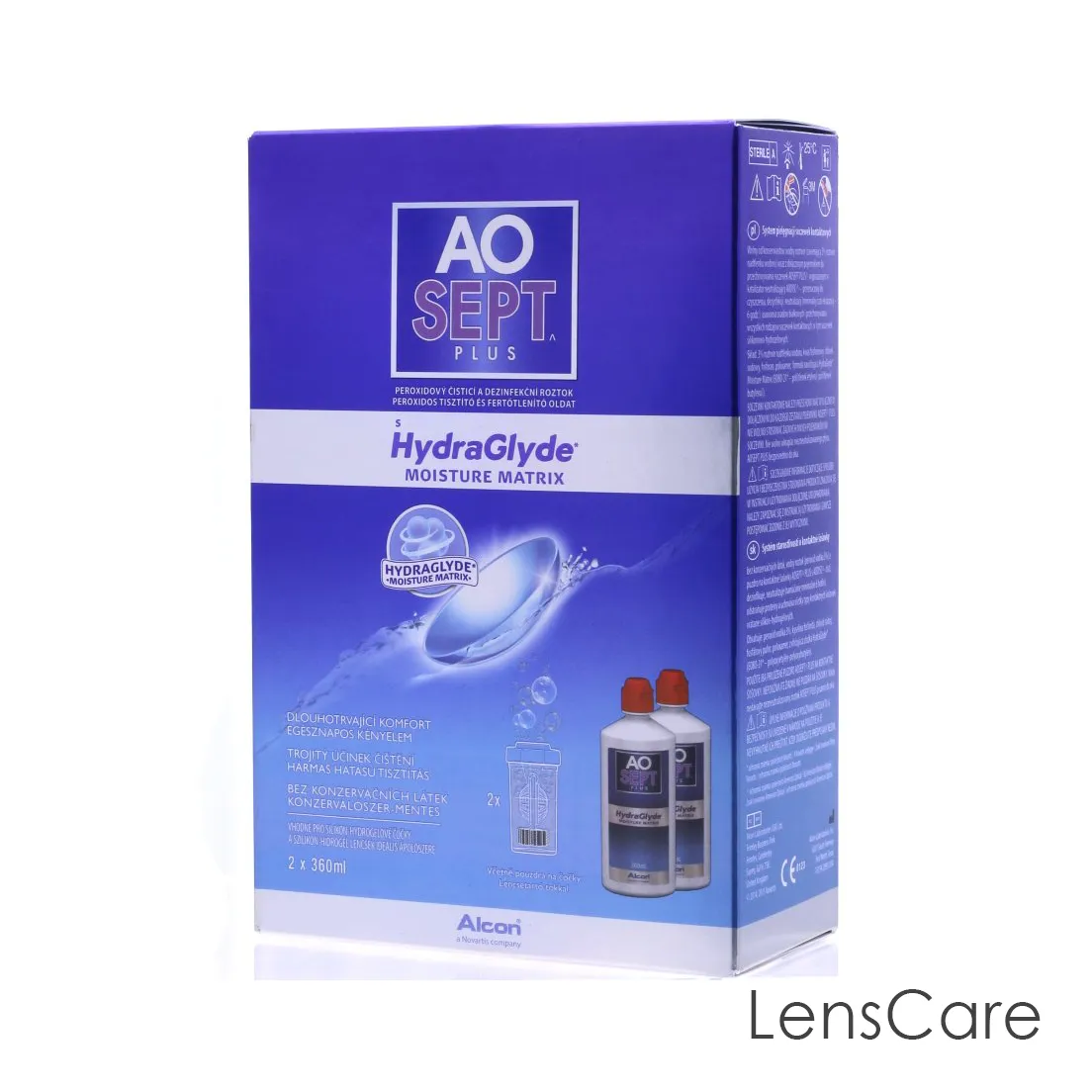 Aosept Plus With HydraGlyde 2 x 360 ml